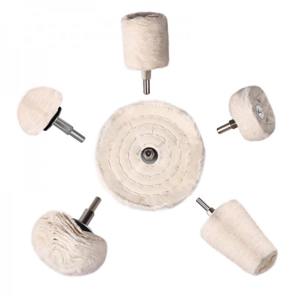 Polishing Wheel,Heatigo 6Pcs White Buffing Wheel P...